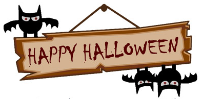 Image result for sign that says Happy Halloween